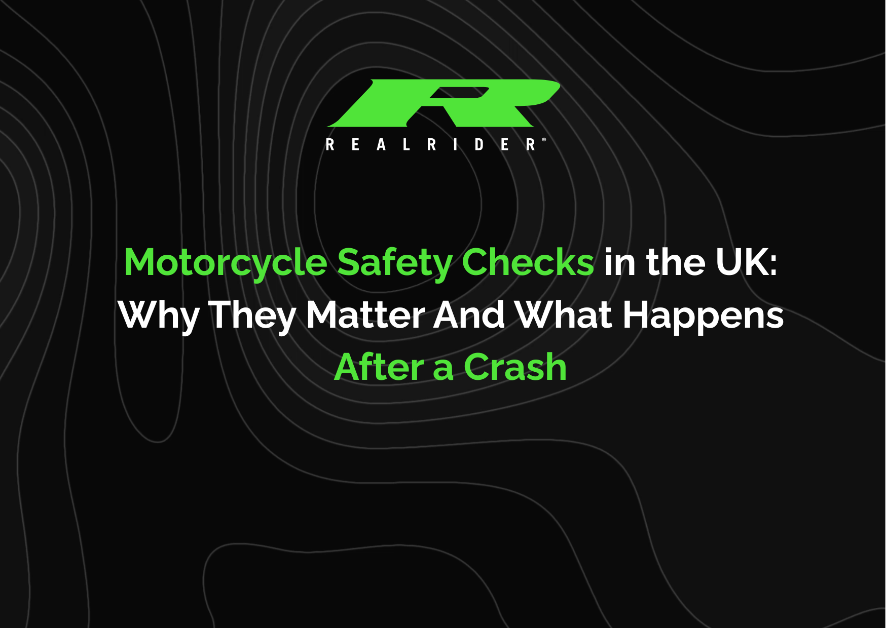 green logo on black background